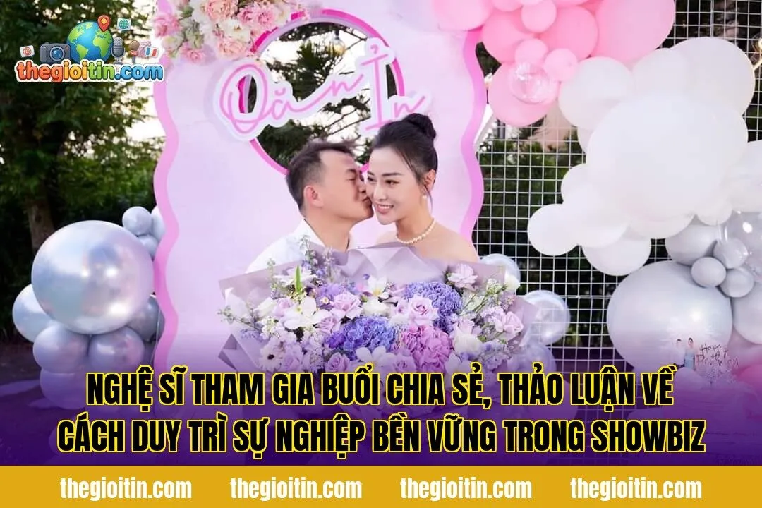 Nghệ sĩ tham gia buổi chia sẻ, thảo luận về cách duy trì sự nghiệp bền vững trong showbiz