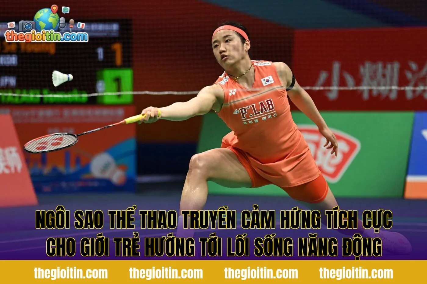 Ngôi sao thể thao truyền cảm hứng tích cực cho giới trẻ hướng tới lối sống năng động