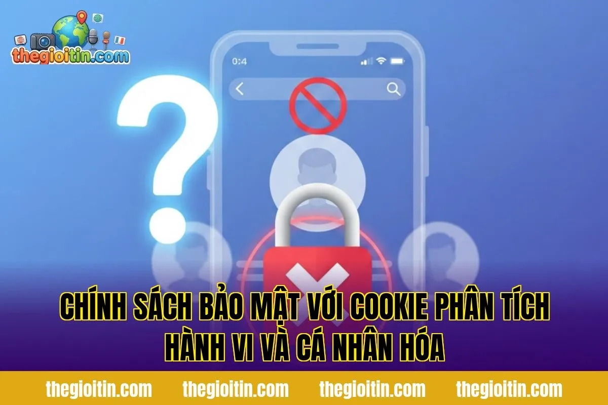 Chính sách bảo mật với cookie phân tích hành vi và cá nhân hóa