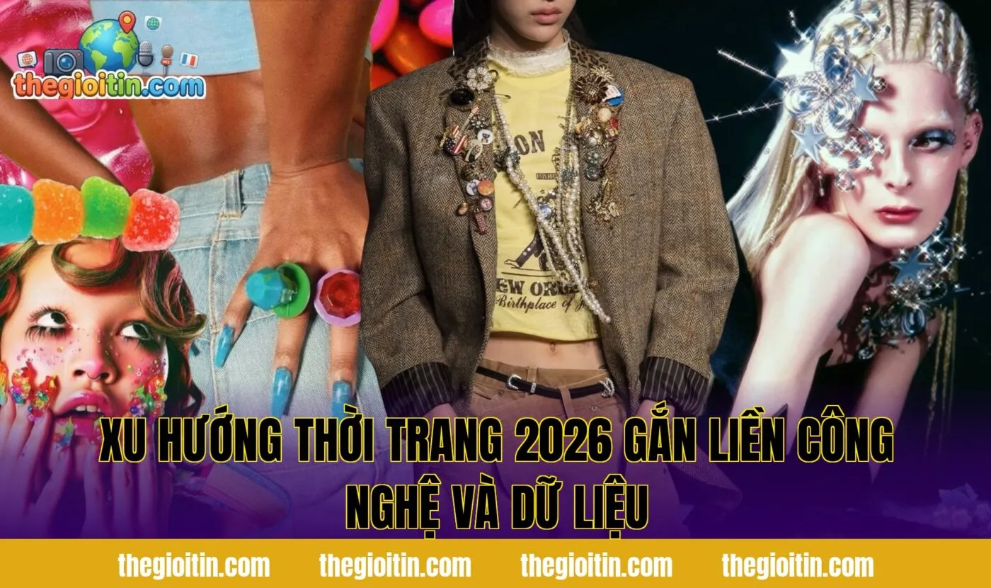 Xu hướng thời trang 2026 gắn liền công nghệ và dữ liệu